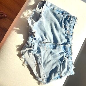 Levis boyfriend vintage denim shorts
